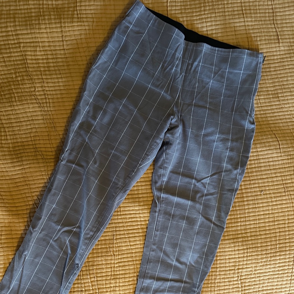 Plaid Stretch Pants